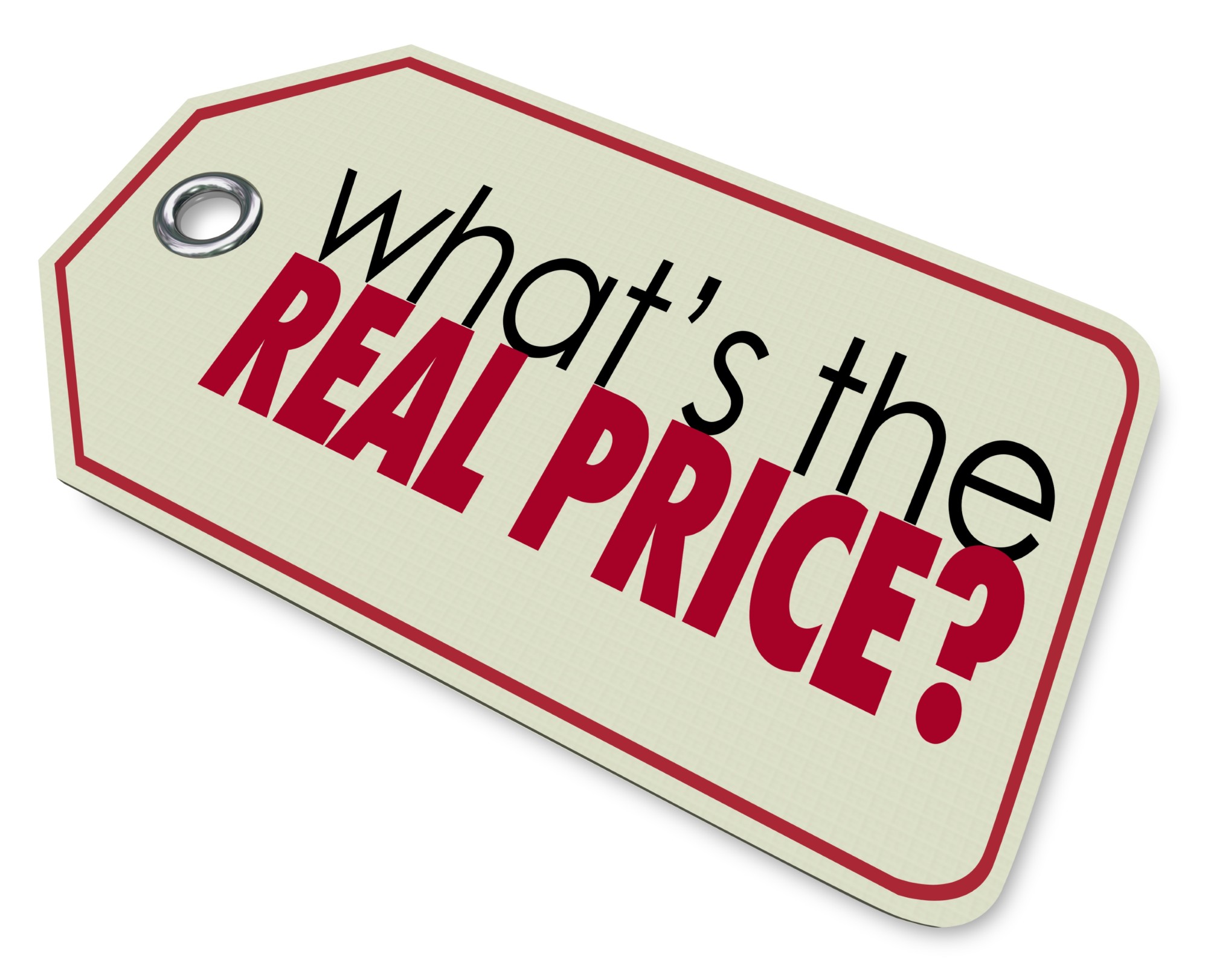 real price, hidden costs, inefficiencies, lost profit, expensive